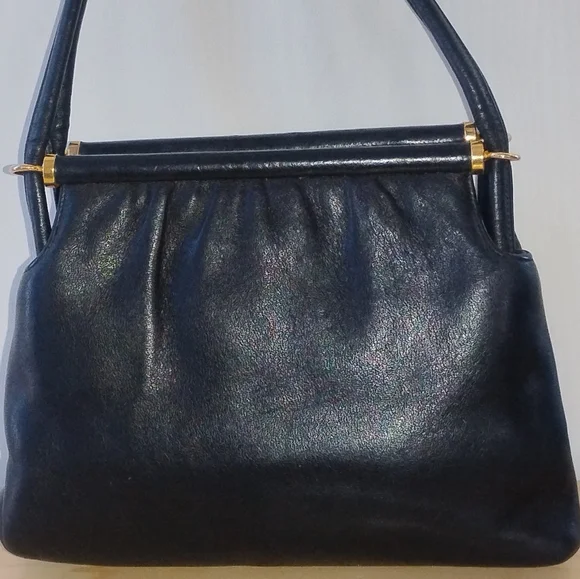 Vintage MM Black Capeskin Petite Pochette - Picture 13 of 13